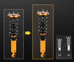 For MK3 1987-1992 Supra 24 Way Adj. Damper and Height Shocks Absorber Racing Coilovers MaxpeedingRods
