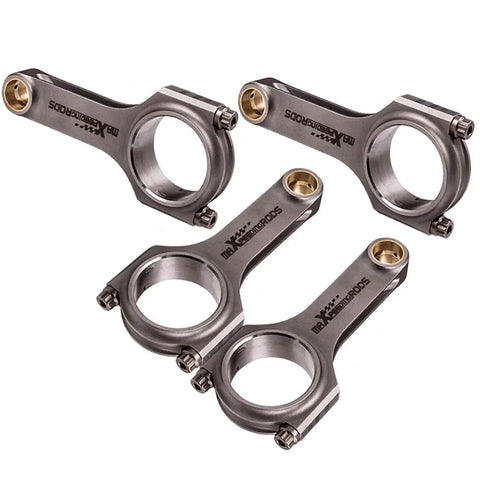 Forged 4340 H-Beam Connecting Rods ARP Bolts compatible for Honda Civic (EX, EX) 88 - 00 MAXPEEDINGRODS