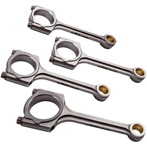 Forged X-Beam Connecting Rods+Bolts compatible for Honda GK5 L15B L15B2 for Jazz 142.5mm MAXPEEDINGRODS