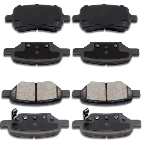 Front And Rear Ceramic Brake Pads Kit For Chevy Malibu Pontiac G5 G6 Saturn Aura ECCPP