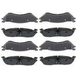 Front And Rear Ceramic Pads Kit For 2004 Ford F-150 Heritage 1998-1999 F-250 ECCPP