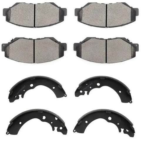 Front Brake Pads & Brake Shoes For 2003-2007 Honda Accord 2013-2014 Fit ECCPP