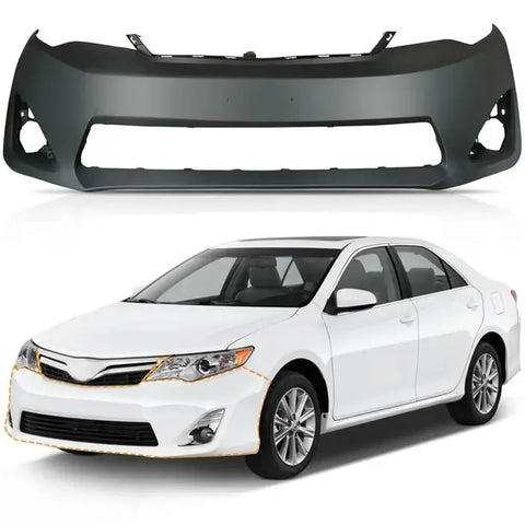 Front Bumper Cover Fascia for 2012-2014 Toyota Camry XLE L E TO1000378 ECCPP