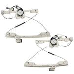 Front Left+Front Right Power Window Regulator with Motor For Chrysler Dodge (748-619 748-620) -2 Piece ECCPP