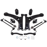 Front Lower Ball Joint Control Arm Tie Rod Sway Link compatible for Toyota Corolla 2003 MAXPEEDINGRODS