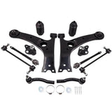 Front Lower Ball Joint Control Arm Tie Rod Sway Link compatible for Toyota Corolla 2003 MAXPEEDINGRODS