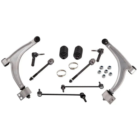 Front Lower Control Arm Ball Joint Tierod Sway Bar Link compatible for Chevrolet Malibu MAXPEEDINGRODS