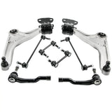 Front Lower Control Arms Tie Rods Sway Bars compatible for Ford Fusion compatible for Lincoln MKZ 13 - 16 MAXPEEDINGRODS