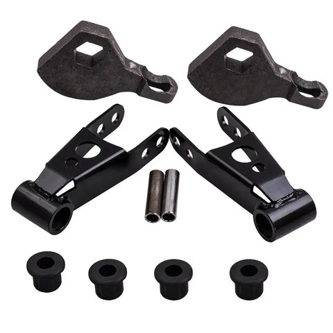 Front Rear Lift Kit Torsion Keys Shackles 3-2 inch compatible for Dodge Durango 1997-2003 4WD MAXPEEDINGRODS1