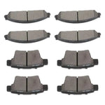 Front and Rear Brake Ceramic Pad For 2005 2006 2007 Ford Five Hundred Anti Noise ECCPP