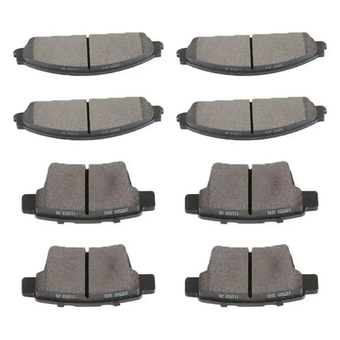 Front and Rear Brake Ceramic Pad For 2005 2006 2007 Ford Five Hundred Anti Noise ECCPP