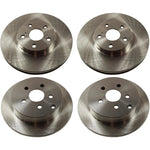 Front and Rear Disc Brake Rotors For 2005-2006 Toyota Corolla 6-Speed CPW