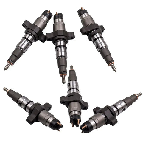 Fuel Injector Set compatible for Dodge Pick-up Truck 5.9L Diesel 2003-2004 6 Pcs MaxpeedingRods