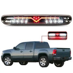 Full LED Third Brake Light Rear Lamp For 07-13 GMC Sierra Chrome Housing Smoke ECCPP