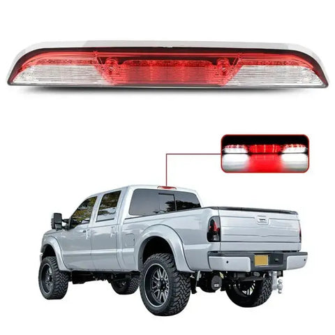 Full Led Rear 3Rd Third Tail Brake Light Cargo Lamp Red For 15-18 Ford F150 ECCPP