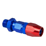 -4An An4 4-An T2 Straight Wide Swivel Oil/Fuel/Water/Gas Line Hose End Fitting DNA MOTORING