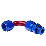 Reusable 1/4" An4 4-An 90 Degree Swivel Oil/Fuel/Air/Gas Line Hose End Fitting DNA MOTORING