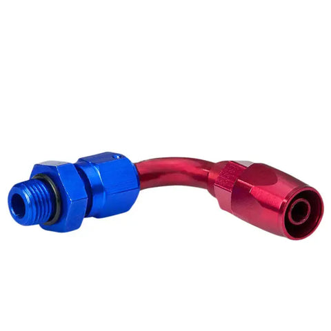 8An An8 8-An Thread 90 Swivel/Push On Oil/Fuel/Gas Line Hose End Male Fitting DNA MOTORING