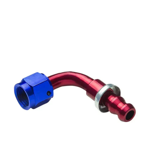 -4An An4 4-An Thread 90? Swivel Oil/Fuel/Gas Line Hose End Push-On Male Fitting DNA MOTORING
