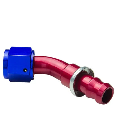 12An An12 12-An Thread 45 Swivel Oil/Fuel/Gas Line Hose End Push-On Male Fitting DNA MOTORING