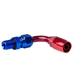 Reusable -6An An6 6-An 90 Swivel Oil/Fuel/Gas Line Hose Extended End Fitting DNA MOTORING