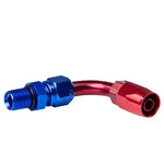 Reusable-10An An10 10-An 90 Swivel Oil/Fuel/Gas Line Hose Extended End Fitting DNA MOTORING