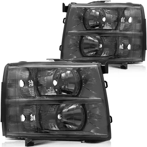Headlights Assembly For Chevy Silverado 2007-2013 Headlamp Assembly Replacement ECCPP