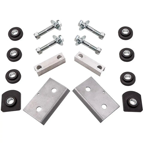 Hood Hinge Pivot Bushing and Mounting Bolt Set Complete kit compatible for Peterbilt 379 MAXPEEDINGRODS