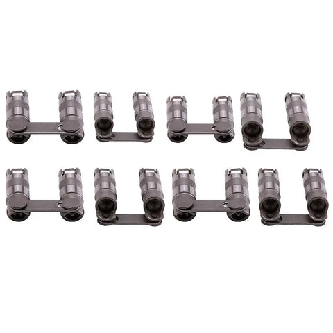 Hydraulic Roller Lifters 16pcs Compatible for Chevy SBC V8 350 265-400 283 327 302 MAXPEEDINGRODS