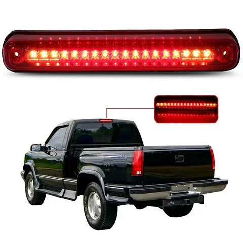 for 88-98 Chevy GMC C/K C10 Silverado Sierra Chrome 3rd Third Brake Tail Light ECCPP