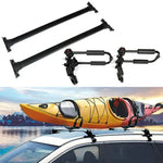 Roof Rack Cross Bar W/Kayak Rack For Toyota 4Runner - 4Pcs ECCPP