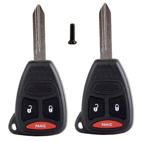 Keyless entry remote key fob OHT692713AA for Dodge for Jeep 2 pcs ECCPP