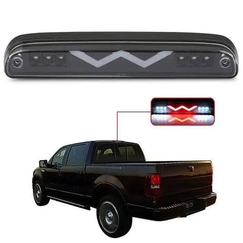 LED 3rd Third Brake Tail Light for 99-16 Ford F-250 F-350 F-450 Super Duty Black ECCPP