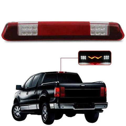 LED Rear 3rd Third Brake Tail Light Chrome for 06-08Ford F-150 Lincoln Mark LT ECCPP