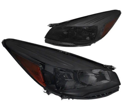 13-16 Ford Escape Smoke Housing Amber Corner Replacement Headlight/Lamp L+R DNA MOTORING
