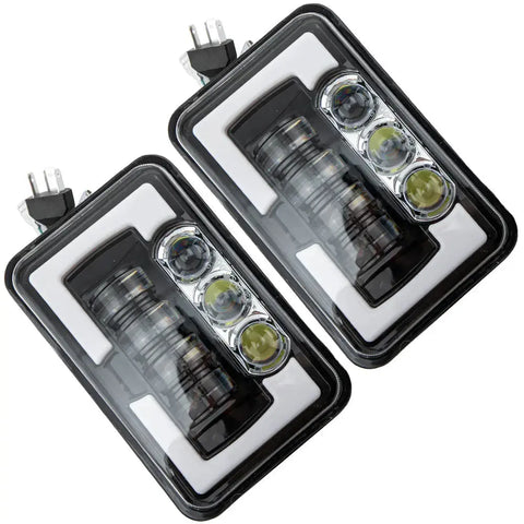 2x 6 inch LED Headlights Hi/Lo Beam compatible for Kenworth T800 T400 T600 W900B W900L MaxpeedingRods