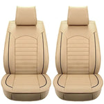 Luxury Leather Car Seat Covers Front Rear Full Set Cushion Protector Universal 169610 ECCPP