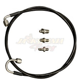 Master To Slave Cylinder Complete Stainless Clutch Line For 06-15 Honda Civic Si JackSpania Racing