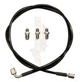 Master To Slave Cylinder Stainless Steel Clutch Line Fits Nissan 240SX S13 S14 JackSpania Racing