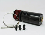 Motor K Baffled Oil Catch Can Tank With Breather Filter Oil Separator Aluminum JackSpania Racing