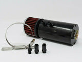 Motor K Baffled Oil Catch Can Tank With Breather Filter Oil Separator Aluminum JackSpania Racing