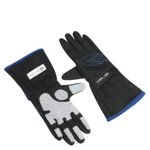 Nrg Innovations Large Size L Auto Car Driving Pair Full Finger Gloves Gs-500Bk DNA MOTORING