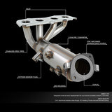 Factory Replacement Catalytic Converter <BR>02-06 Toyota Camry 2.4L Solara