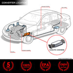 Factory Replacement Catalytic Converter <BR>07-17 Jeep Compass Patriot Dodge Caliber 2.4L 4WD