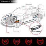 Factory Style Catalytic Converter <br>04-08 Chevy Aveo, 07-08 Aveo 5