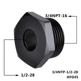 Oil Filter Threaded Adapter 5/8-24 To 3/4-16 NPT 5-8/24 To 13/16-16NPT Pipe Reducer Port Plug SPELAB