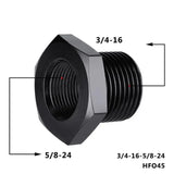 Oil Filter Threaded Adapter 5/8-24 To 3/4-16 NPT 5-8/24 To 13/16-16NPT Pipe Reducer Port Plug SPELAB