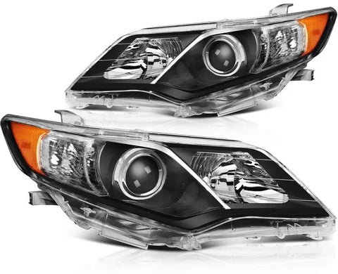 Pair Headlights Assembly For Toyota Camry 12-2014 Headlamps Assembly Replacement ECCPP