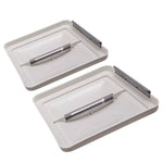 Pair Roof Vent Cover Replacement Lid Ventline Camper For RV Trailer MAXPEEDINGRODS