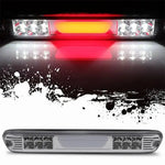 Rear Tail Lamp LED 3rd Brake Light Chrome Housing Clear For 04-12 Chevy Colorado ECCPP